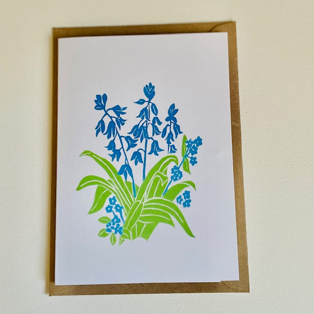 Bluebells Greeting Card