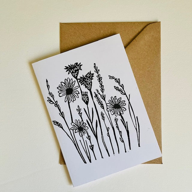 Wild Flowers Greeting Card