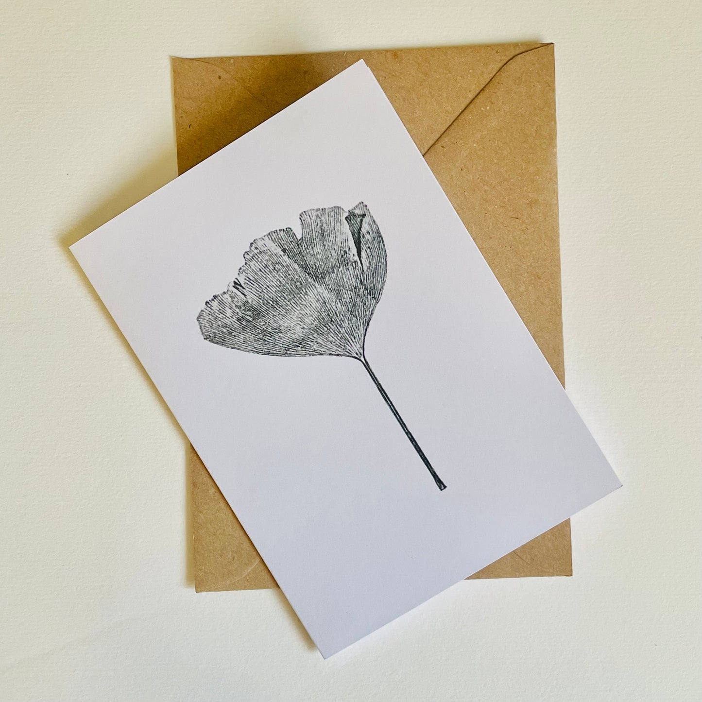 Ginko leaf Greeting Card