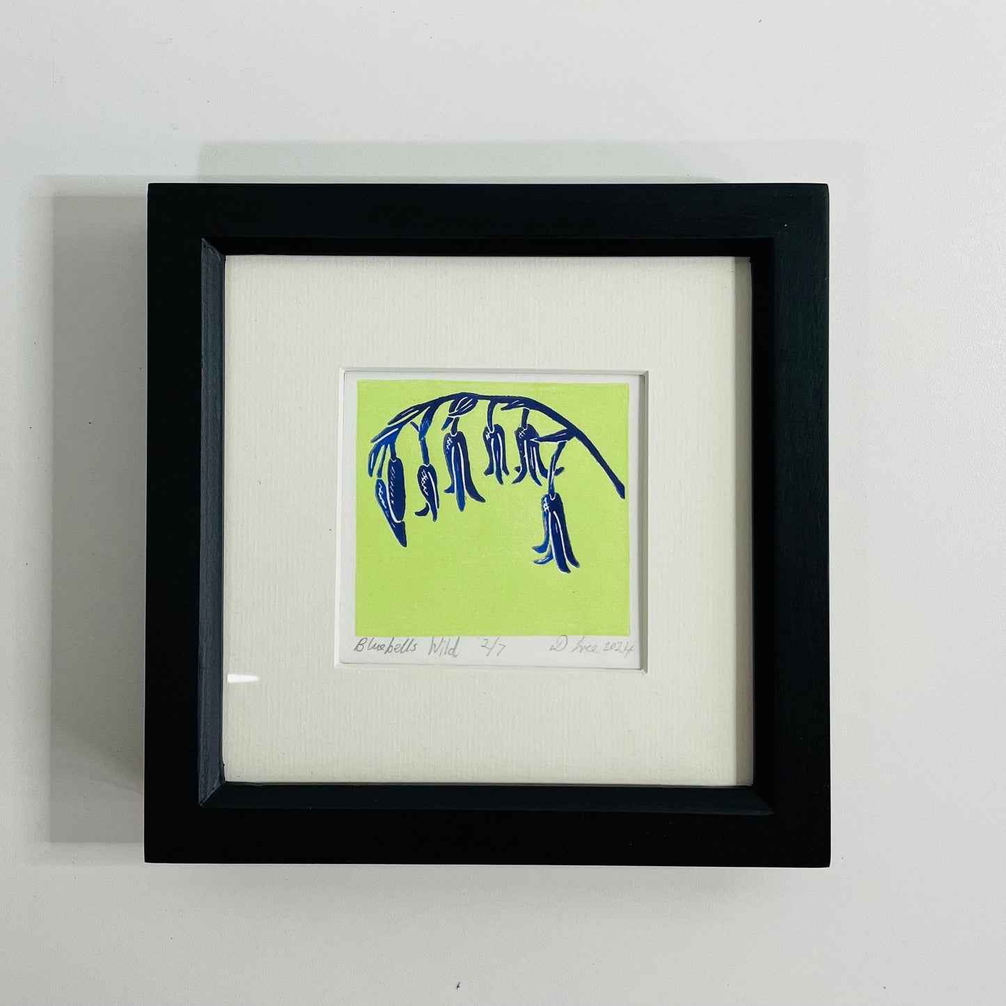 Mini prints of wild bluebells