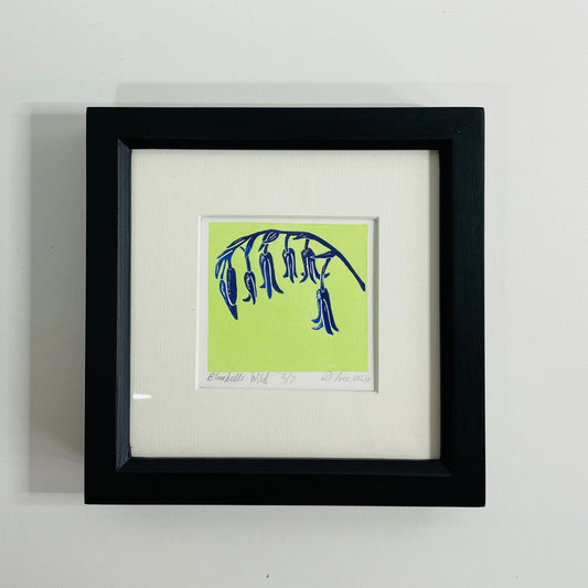 Mini prints of wild bluebells