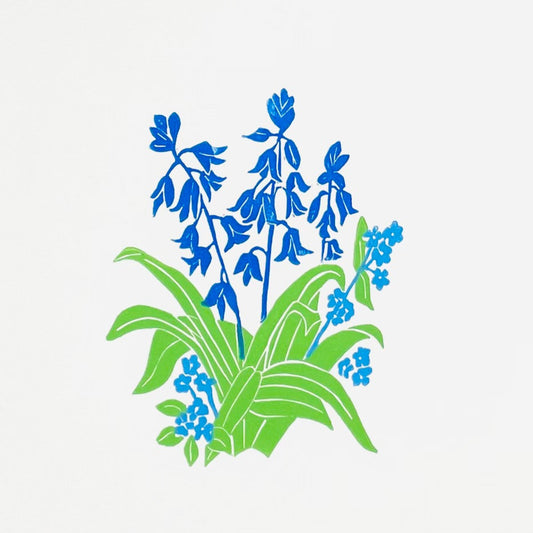 Bluebells and Forget-me-nots
