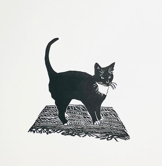 Black Cat Print