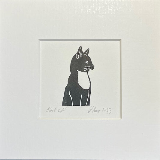 Black Cat Tuxedo bib