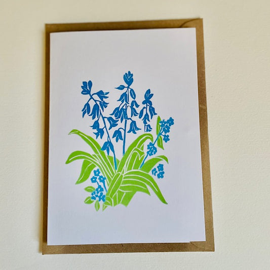 Bluebells Greeting Card