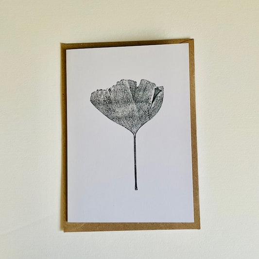 Ginko leaf  Greeting Card