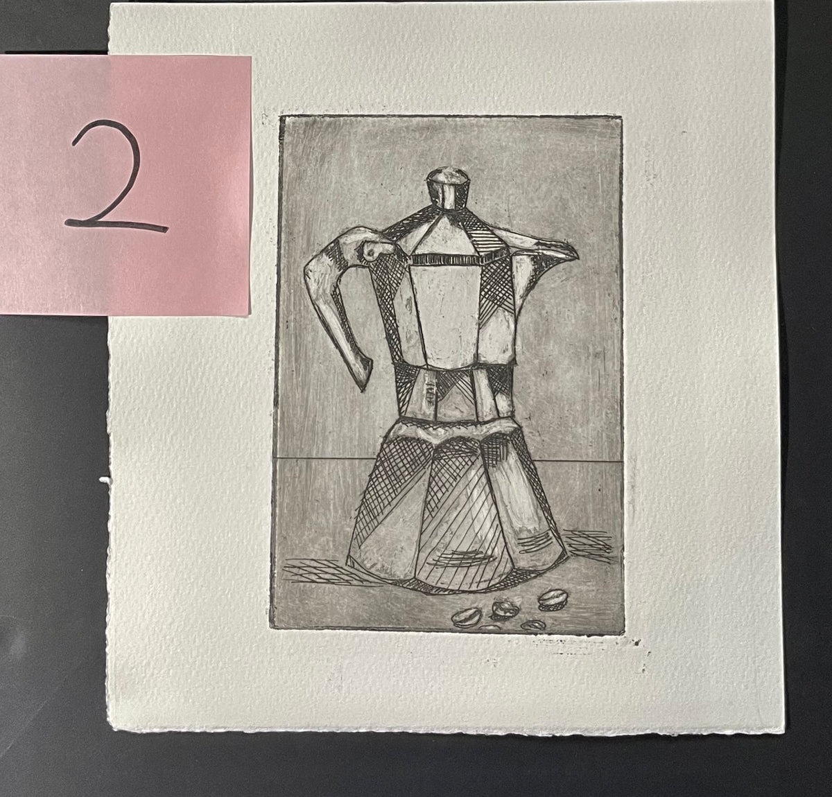 COMING SOON SSF Moka Pot Etching with Aquatint