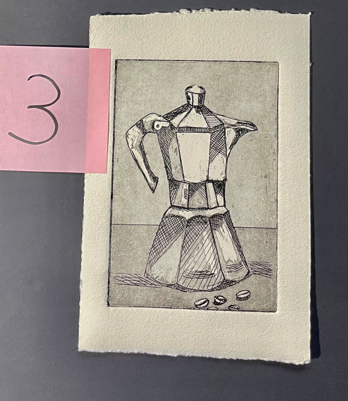 COMING SOON SSF Moka Pot Etching with Aquatint