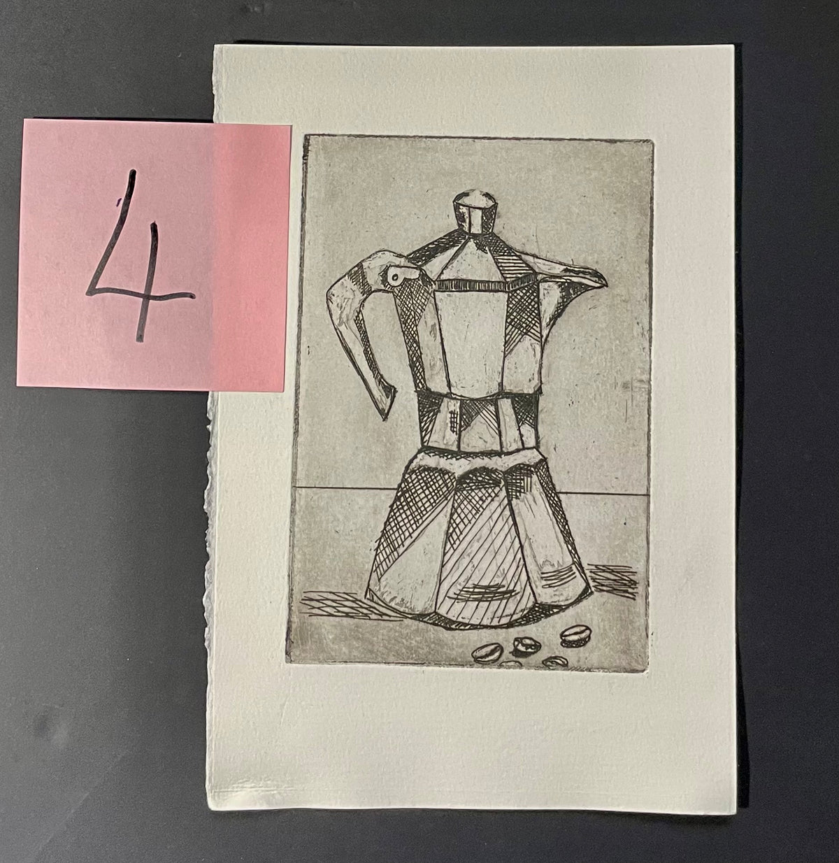 COMING SOON SSF Moka Pot Etching with Aquatint
