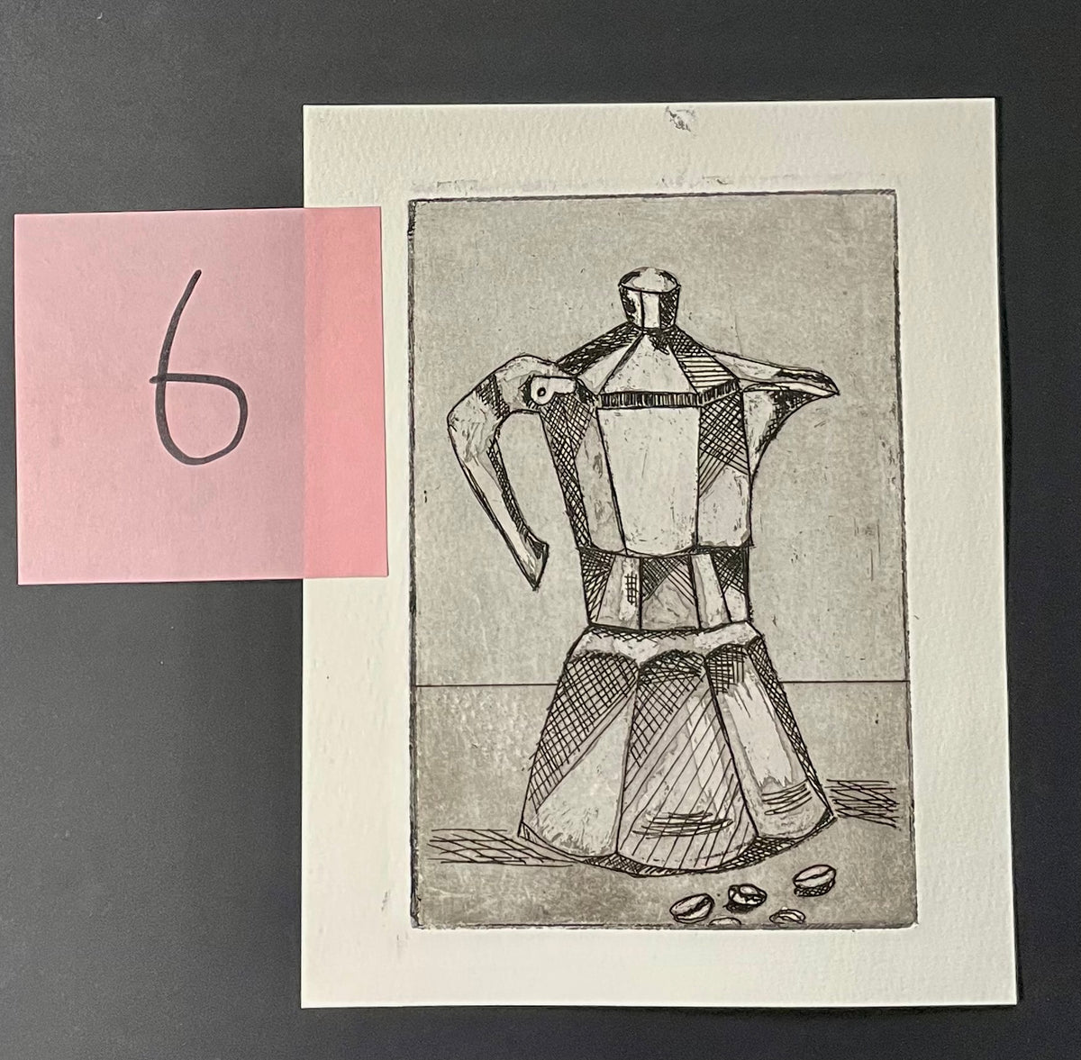 COMING SOON SSF Moka Pot Etching with Aquatint