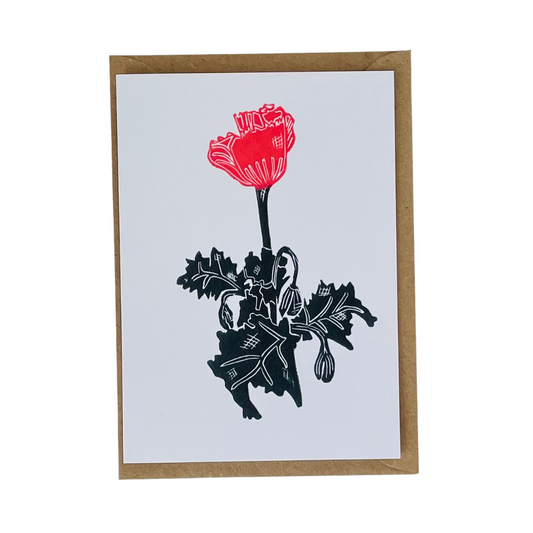 Poppy Greeting Card