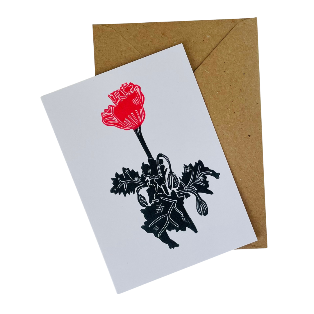 Poppy Greeting Card
