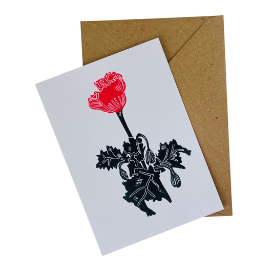 Poppy Greeting Card