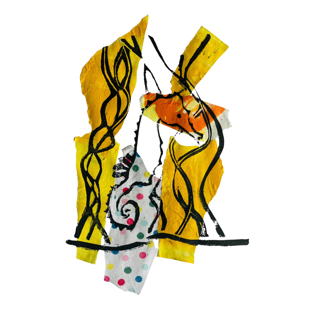 SSF Seahorse Chine Colle prints